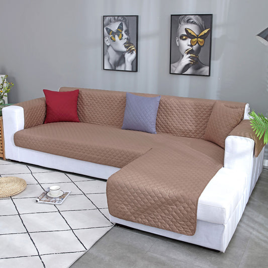 Cross-Border Hot-Selling Left And right Chaise Longue Universal Combination Sofa Cover Amazon With Integrated Waterproof Pet Sofa Cushion