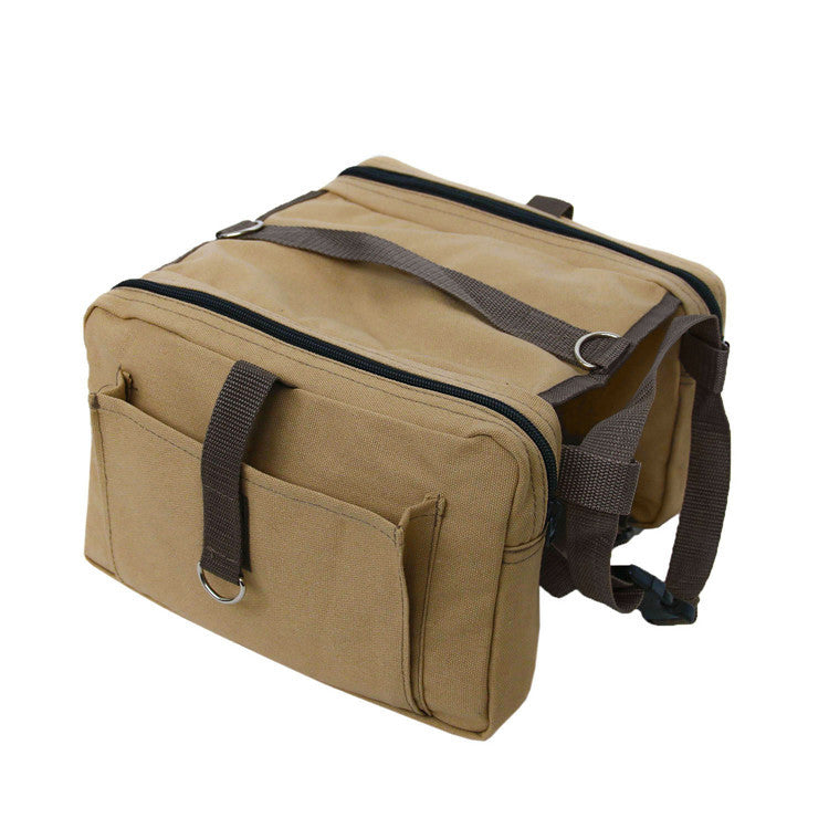 Dog Self Backpack Canvas Soft Breathable Light
