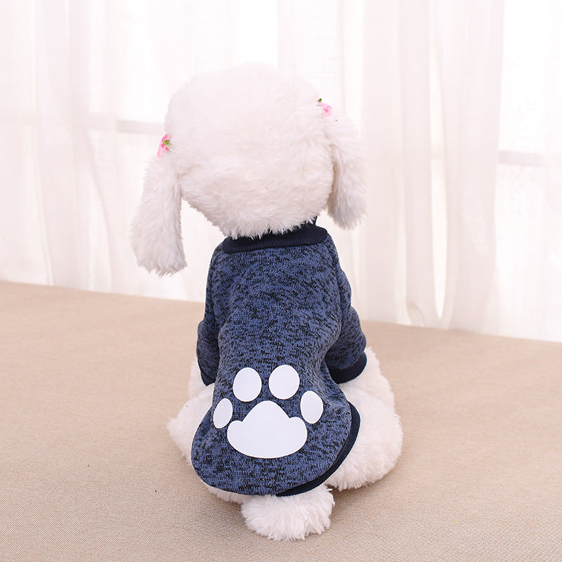 Clothing Pet Clothing Two-legged Sweater Teddy