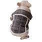 Fadou Chenery Pet Fashion Clothing Bago Two Feet Plush Coat Zipper Coat