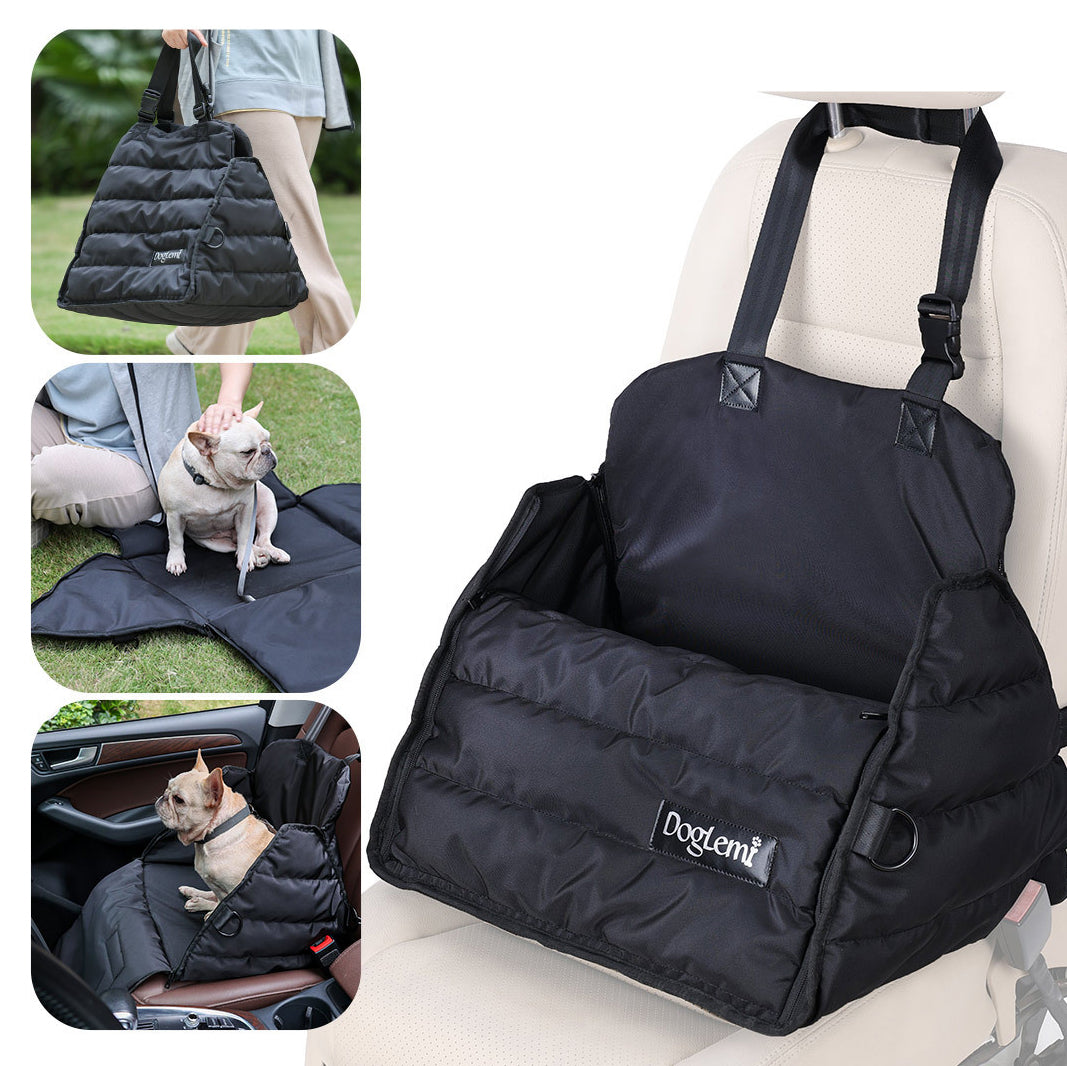 Pet Car Bag Car Front And Rear Seat Dog Car Pad Multi-functional Anti Splash Autumn And Winter Pet Bag